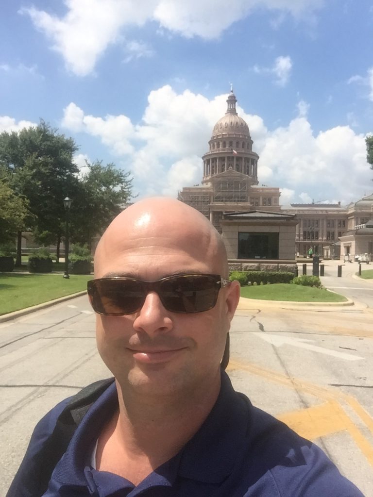 Chris Snider at Texas Capitol - Texas Titos