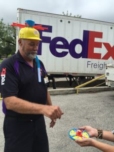 FedEx Driver Is a Great Sport!