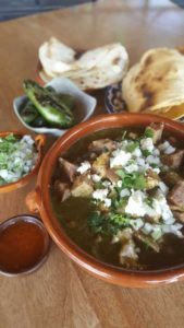 Puerco en salsa verde had been the top-selling item at Mi Tierra for years, thanks to the spices mixed by Chef Salazar.   Photo: Courtesy Mi Tierra Café Y Panaderia